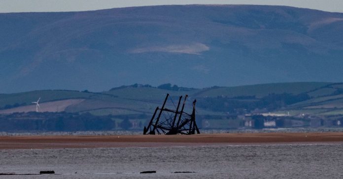 The abandoned Lancashire lighthouse at risk of being lost to the sea
